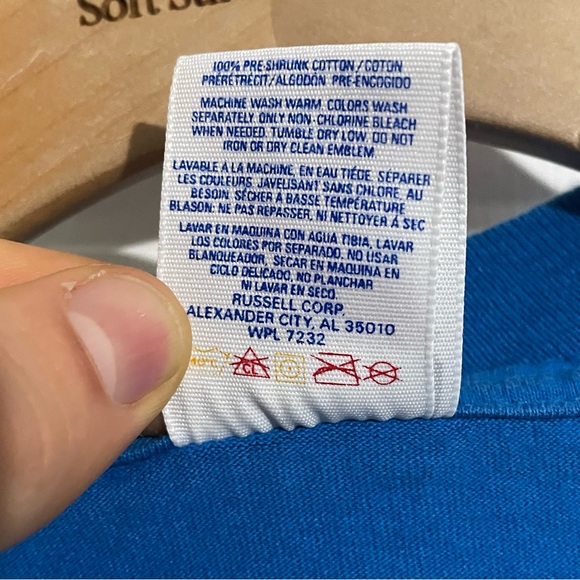 VINTAGE JERZEES AROUND THE WORLD BY BALLOON T-SHIRT MENS LARGE PRESHRUNK GRAPHIC - Picture 3 of 10